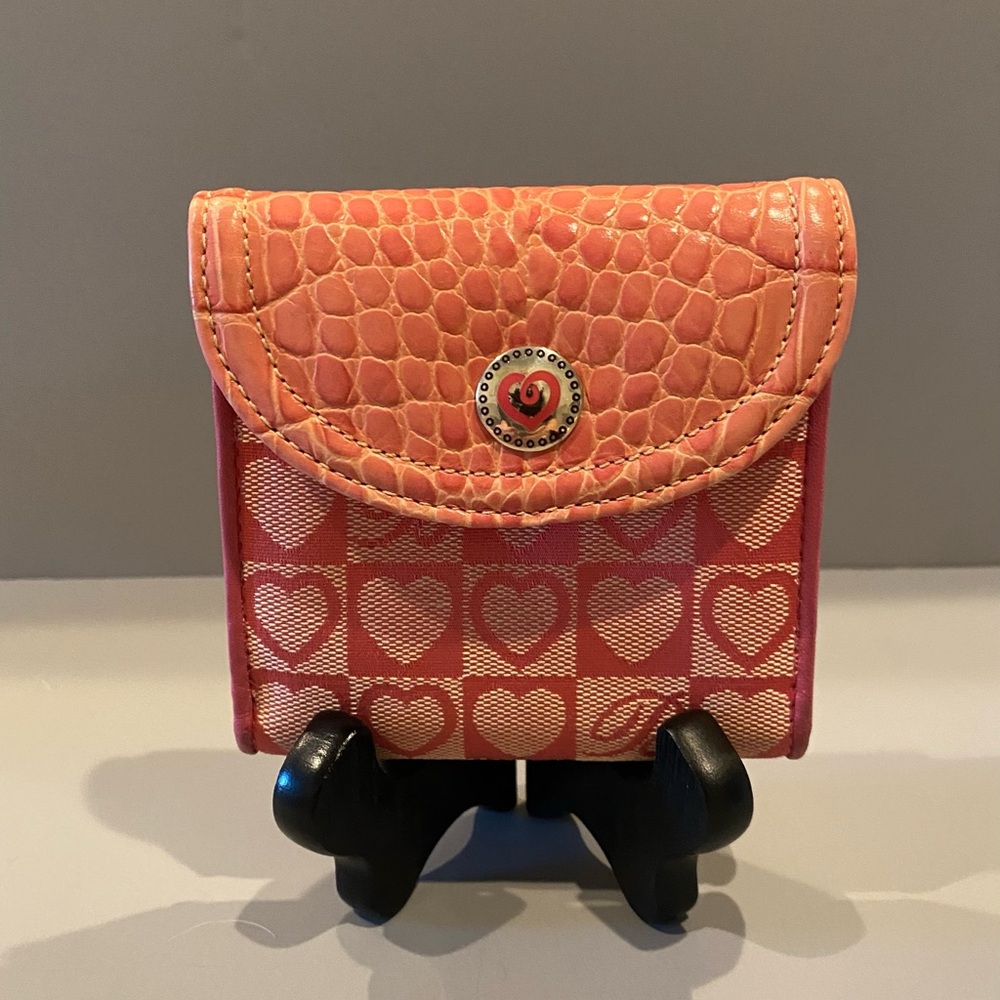 Brighton Pink Heart Pattern Women's wallet